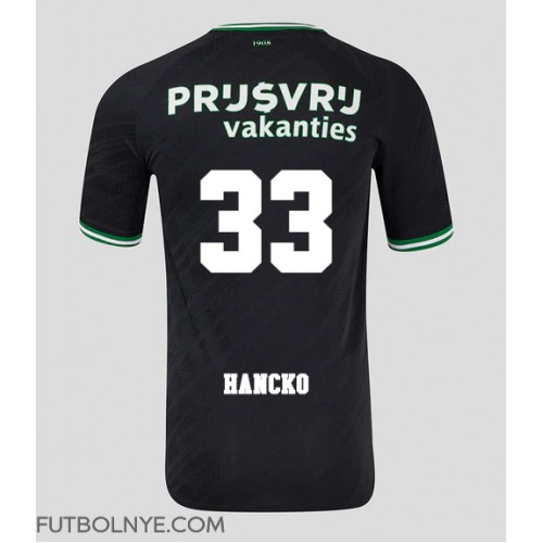 Camiseta Feyenoord David Hancko #33 Visitante Equipación 2024-25 manga corta